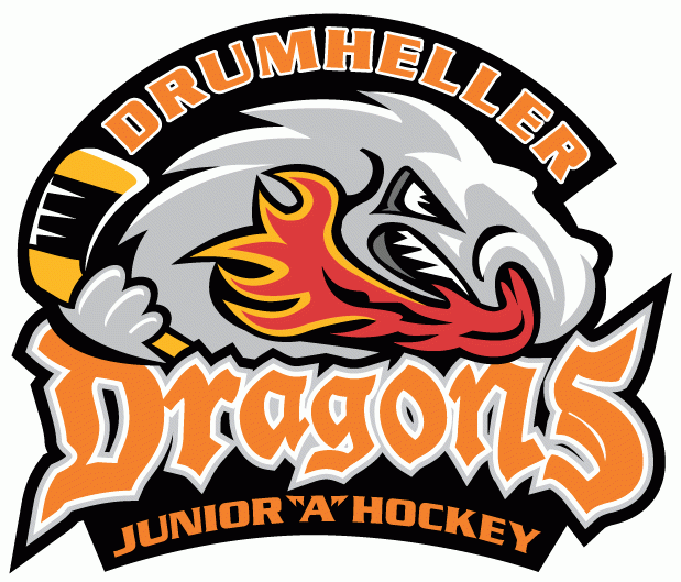 Drumheller Dragons 2003-Pres Primary Logo iron on transfers for T-shirts